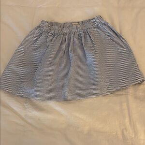 Crewcuts Navy and White Striped Mini Skirt